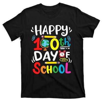 Happy 100th Day Of School 100 Days Of School Teacher Student T-Shirt