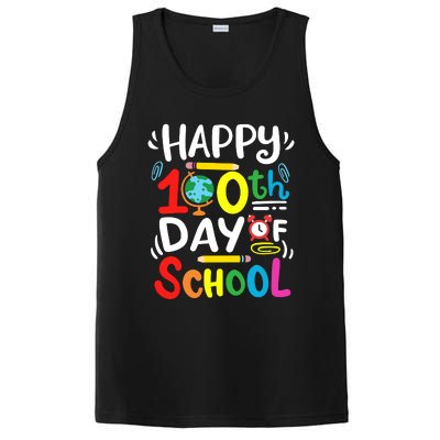 Happy 100th Day Of School 100 Days Of School Teacher Student PosiCharge Competitor Tank