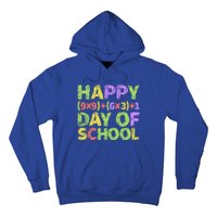 Happy 100 Days Of School Colorful Math Formula Meaningful Gift Hoodie