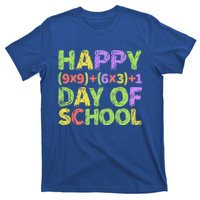 Happy 100 Days Of School Colorful Math Formula Meaningful Gift T-Shirt