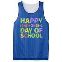 Happy 100 Days Of School Colorful Math Formula Meaningful Gift Mesh Reversible Basketball Jersey Tank