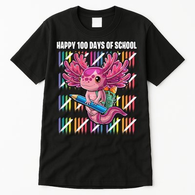Happy 100 Days Of School Axolotl Kindergarten Costume Tall T-Shirt
