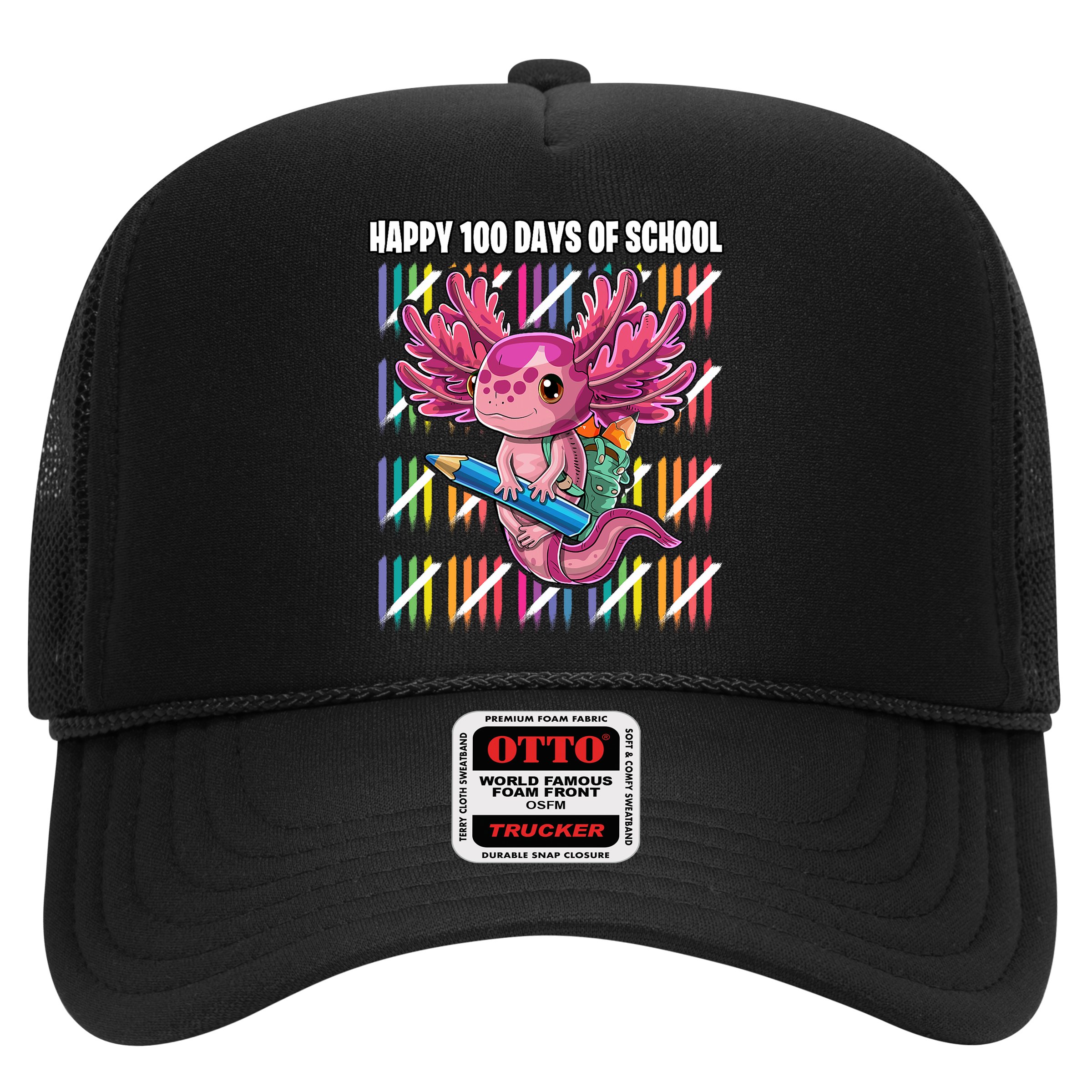 Happy 100 Days Of School Axolotl Kindergarten Costume Hat