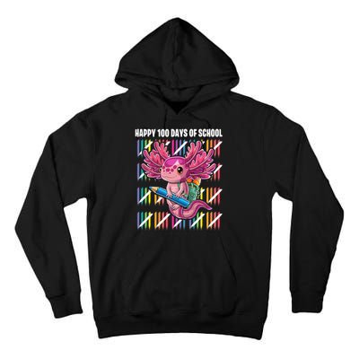 Happy 100 Days Of School Axolotl Kindergarten Costume Tall Hoodie