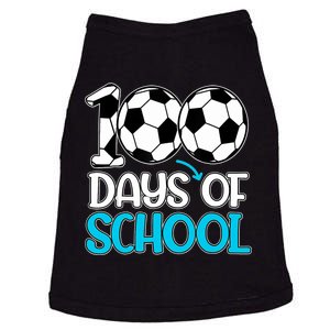 Happy 100 Days Of School 100th Day Soccer Teacher Boy Doggie Tank