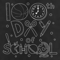 Happy 100th Days Of School Education Adult Drive Performance Visor