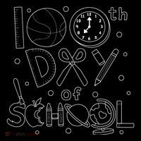 Happy 100th Days Of School Education 16 in Basic Backpack