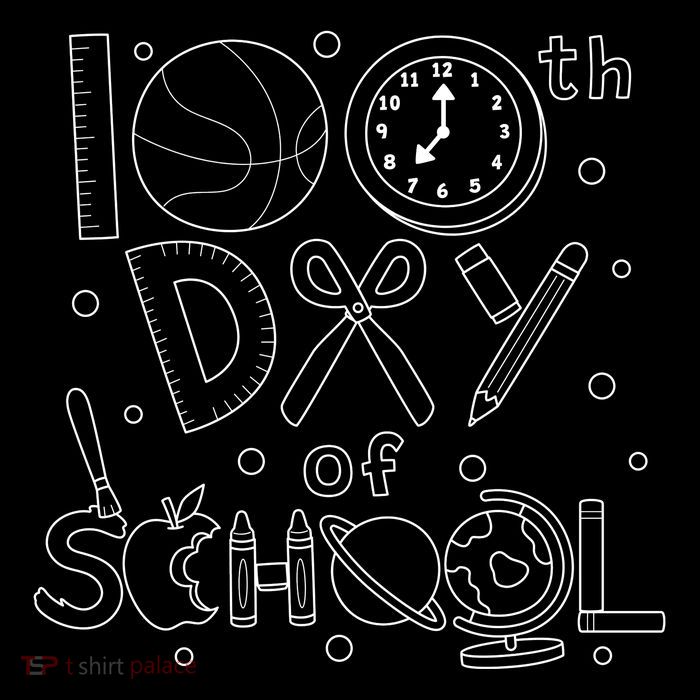 Happy 100th Days Of School Education 16 in Basic Backpack