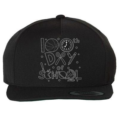 Happy 100th Days Of School Education Wool Snapback Cap