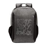 Happy 100th Days Of School Education Vector Backpack