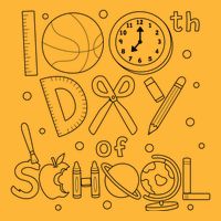 Happy 100th Days Of School Education Cooling Performance Crew T-Shirt