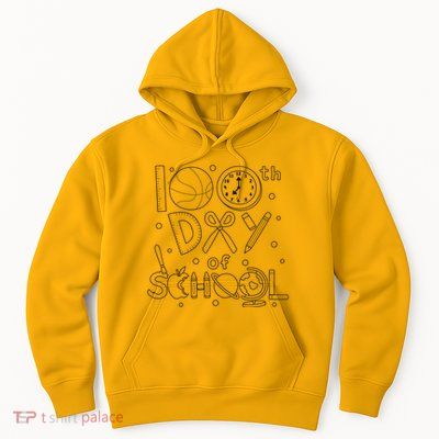 Happy 100th Days Of School Education Hoodie