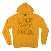 Happy 100th Days Of School Education Hoodie