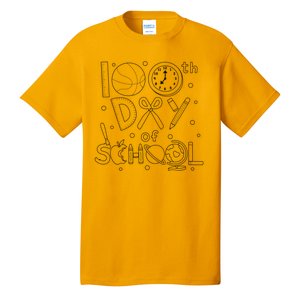 Happy 100th Days Of School Education Tall T-Shirt