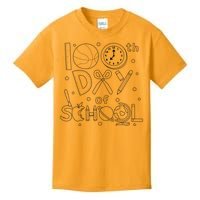 Happy 100th Days Of School Education Kids T-Shirt