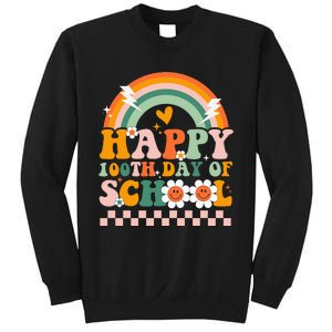 Happy 100th Day of School for Teacher groovy Sweatshirt