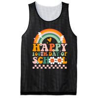 Happy 100th Day of School for Teacher groovy Mesh Reversible Basketball Jersey Tank