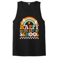 Happy 100th Day of School for Teacher groovy PosiCharge Competitor Tank