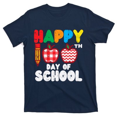 Happy 100th Day School Apples 100 Days Student Teacher Gift T-Shirt