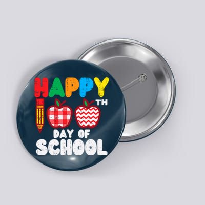 Happy 100th Day School Apples 100 Days Student Teacher Gift Button