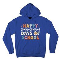 Happy 100 Days Of School Math Formula Groovy Gift Hoodie