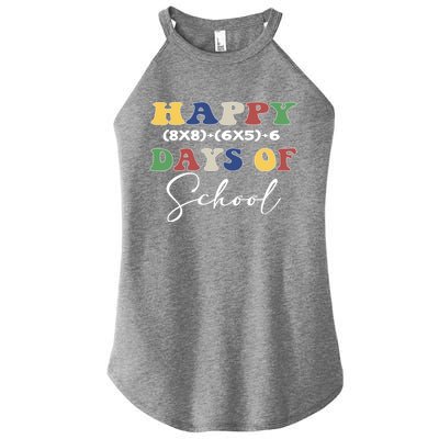 Happy 100 Days Of School Math Problem Gift Women’s Perfect Tri Rocker Tank