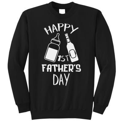 Happy 1st Father’s Day Baby File Sweatshirt