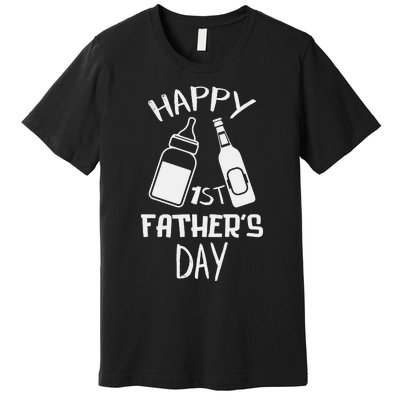 Happy 1st Father’s Day Baby File Premium T-Shirt