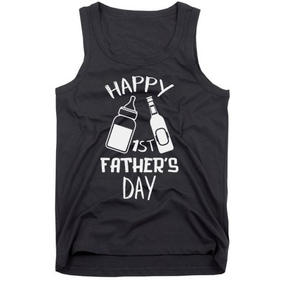 Happy 1st Father’s Day Baby File Tank Top