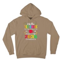 Hello 1st Grade Back To School Class Of 2035 Grow With Me Hoodie