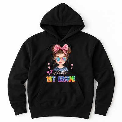 Hello 1st Grade Back To School Gift For Girl Hoodie
