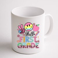 Hello 1st Grade Boy Girl Teacher Back To School 1st Grade Coffee Mug