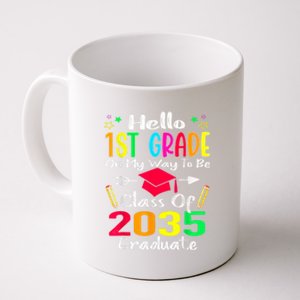 Hello 1st Grade Back To School Class Of 2035 Grow With Me Coffee Mug