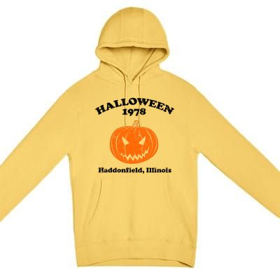 Halloween 1978 Haddonfield Illinois Premium Pullover Hoodie