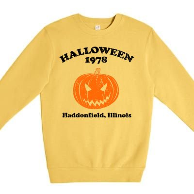 Halloween 1978 Haddonfield Illinois Premium Crewneck Sweatshirt