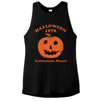 Halloween 1978 Haddonfield Illinois Class Of 1978 Ladies PosiCharge Tri-Blend Wicking Tank