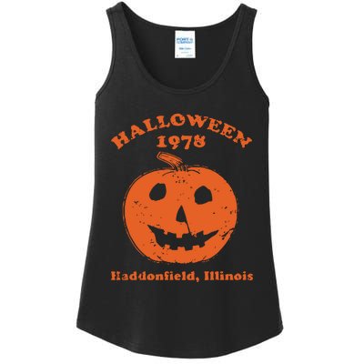 Halloween 1978 Haddonfield Illinois Class Of 1978 Ladies Essential Tank