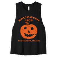 Halloween 1978 Haddonfield Illinois Class Of 1978 Women's Racerback Cropped Tank