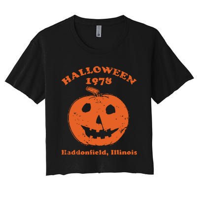 Halloween 1978 Haddonfield Illinois Class Of 1978 Women's Crop Top Tee