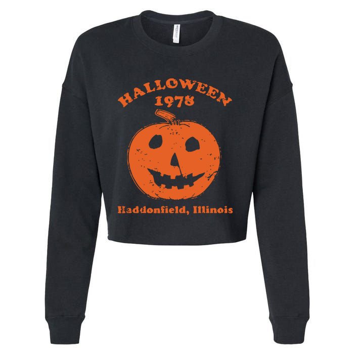 Halloween 1978 Haddonfield Illinois Class Of 1978 Cropped Pullover Crew