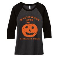 Halloween 1978 Haddonfield Illinois Class Of 1978 Women's Tri-Blend 3/4-Sleeve Raglan Shirt