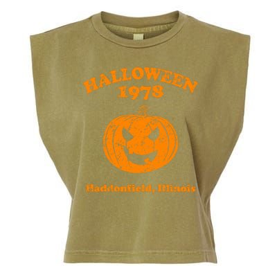 Halloween 1978 Haddonfield Illinois Garment-Dyed Women's Muscle Tee