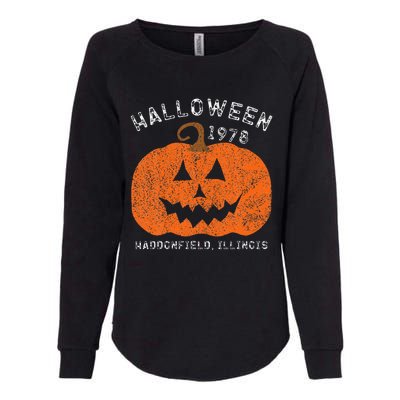 Halloween 1978 Holiday Spooky Scary Pumpkin Haddonfield Womens California Wash Sweatshirt