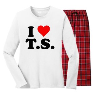 Heart 1989 Women's Long Sleeve Flannel Pajama Set 