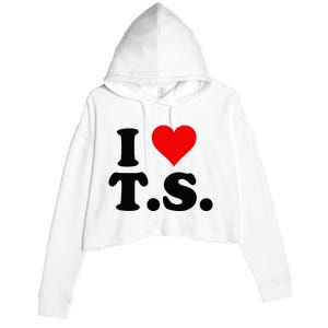 Heart 1989 Crop Fleece Hoodie