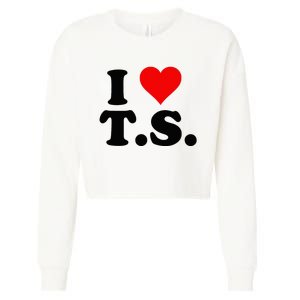 Heart 1989 Cropped Pullover Crew