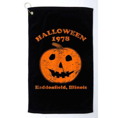 Halloween 1978 Holiday SpookyMyers Pumpkin Haddonfield Platinum Collection Golf Towel