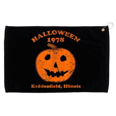 Halloween 1978 Holiday SpookyMyers Pumpkin Haddonfield Grommeted Golf Towel