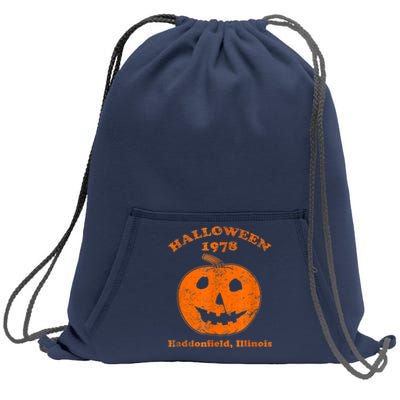 Halloween 1978 Holiday SpookyMyers Pumpkin Haddonfield Sweatshirt Cinch Pack Bag