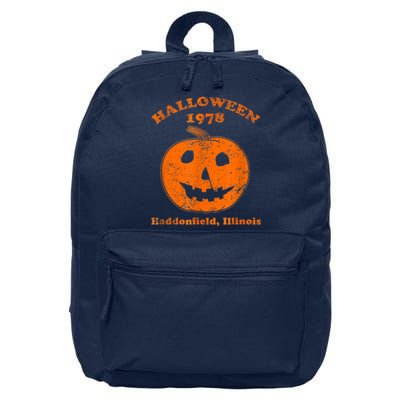 Halloween 1978 Holiday SpookyMyers Pumpkin Haddonfield 16 in Basic Backpack